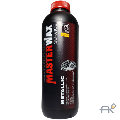 Антикор MASTERWAX Service Metallic полимерно-битумный. пластиковый евробаллон 1л.